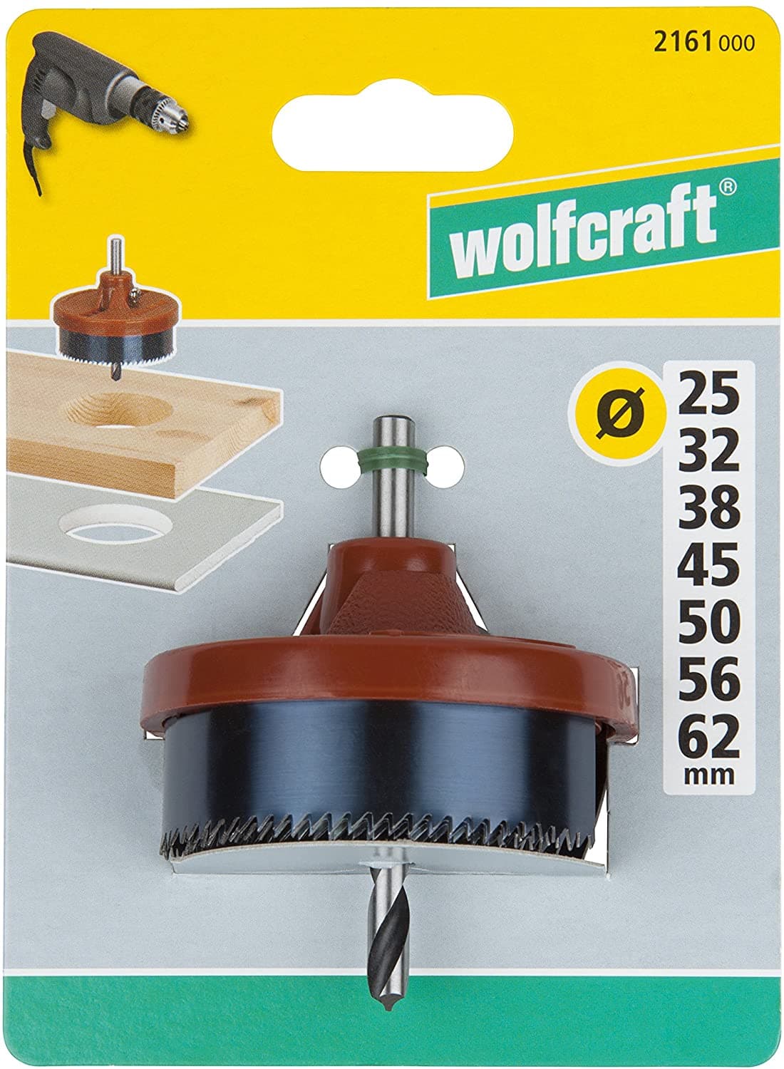 Wolfcraft 2161000Set krunastih testera 25-62 mm, 7 kom. - slika 3