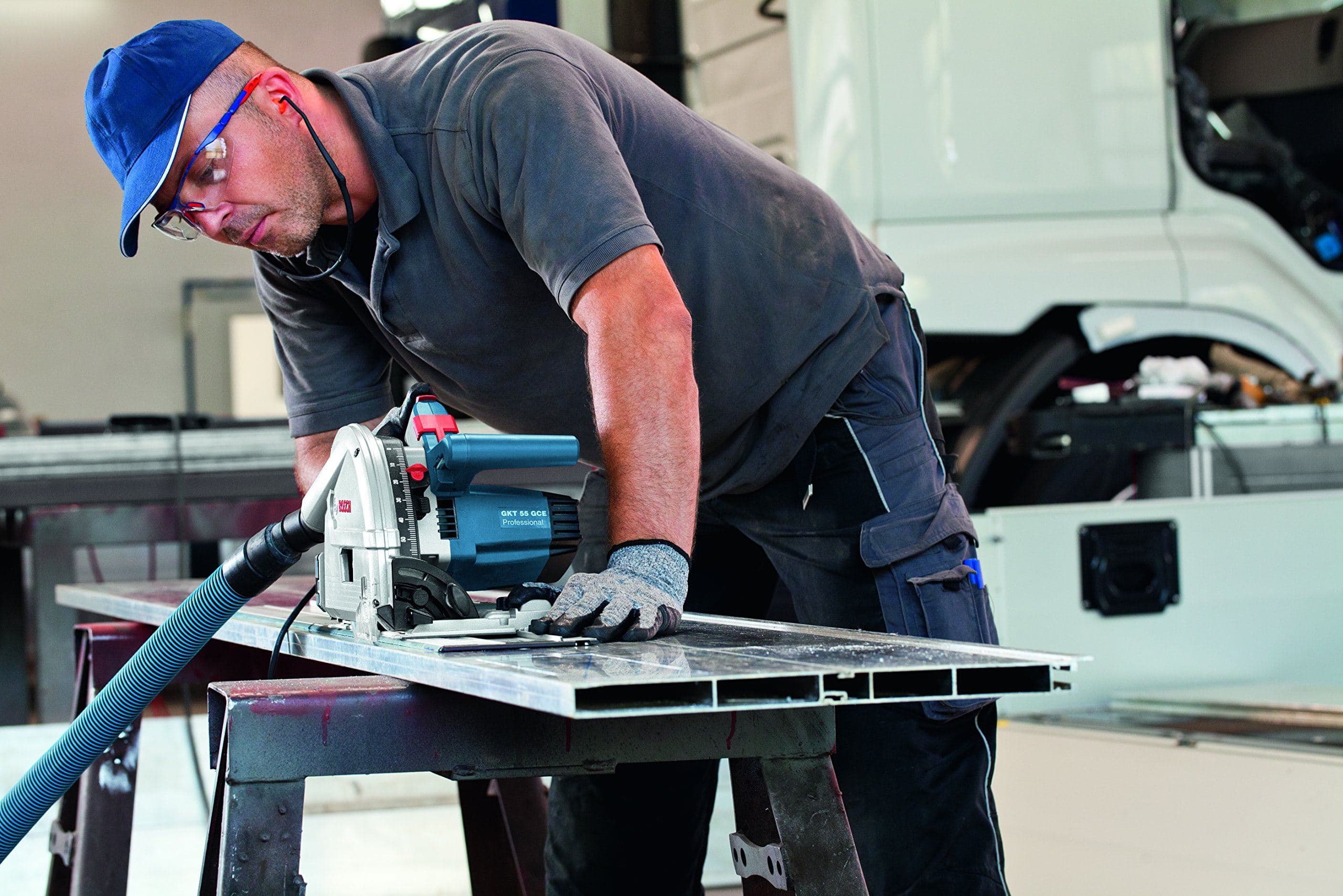 Bosch GKT 55 GCE Kružna testera-cirkular za uranjanje u L-Boxx koferu, 1.400W - slika 10