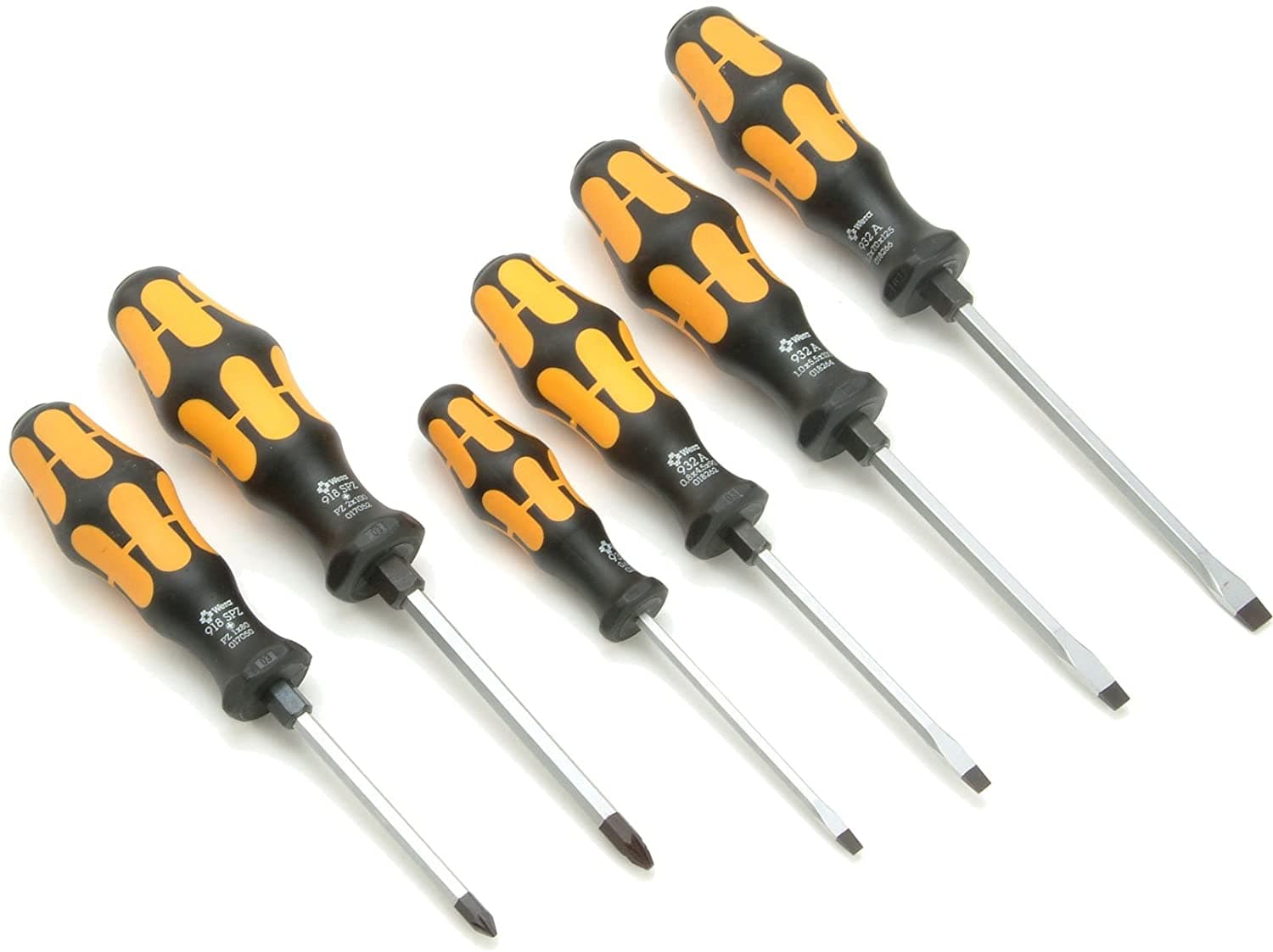 Garnitura dleto - odvijača Wera 18287, 932/918/6 SL/PZ, 6 delova - slika 3