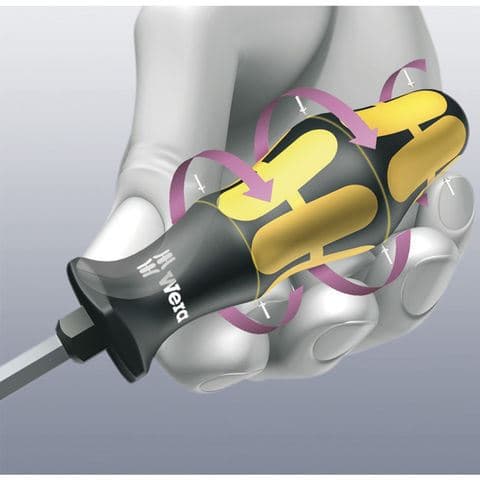 Garnitura dleto - odvijača Wera 18287, 932/918/6 SL/PZ, 6 delova - slika 2