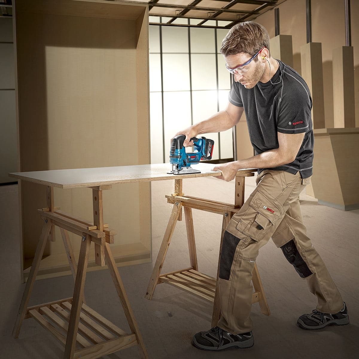 Bosch GST 18 V-LI B Akumulatorska ubodna testera + L-Boxx 136 - slika 7