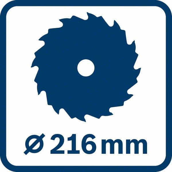 Bosch GCM 18V-216 Biturbo Akumulatorska potezna stacionarna testera - ger, 2x8.0Ah - slika 3