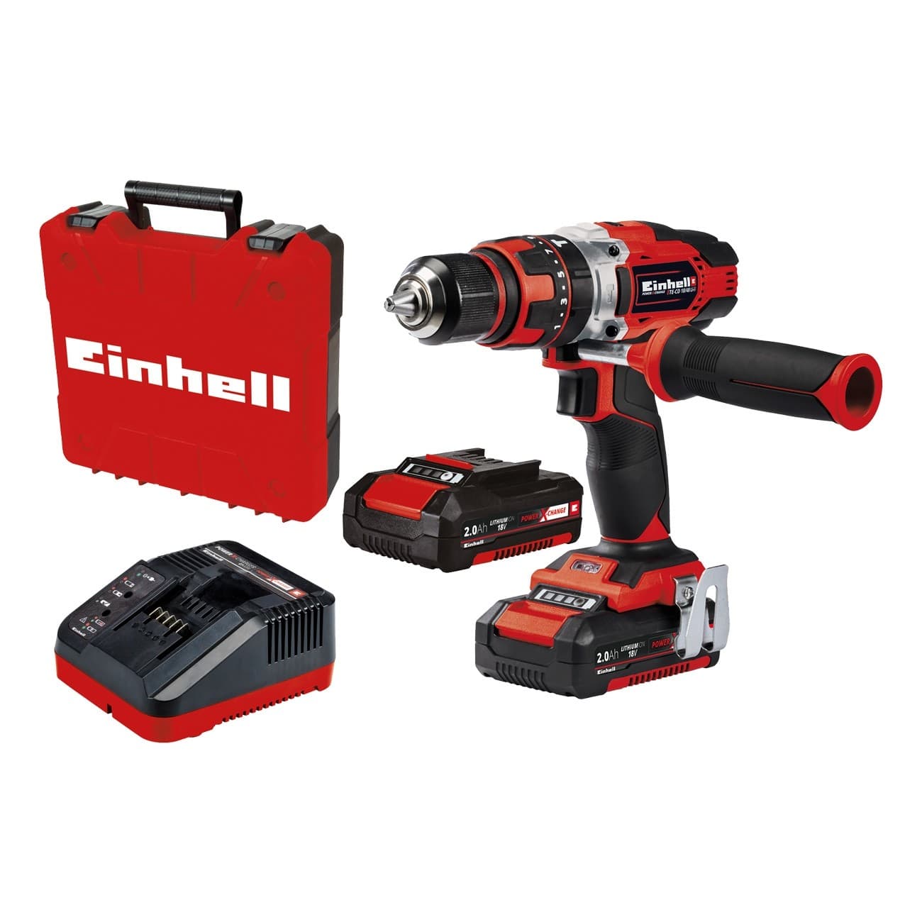 Einhell TE-CD 18/48 Li-i Akumatorska bušilica, 2x2.0Ah