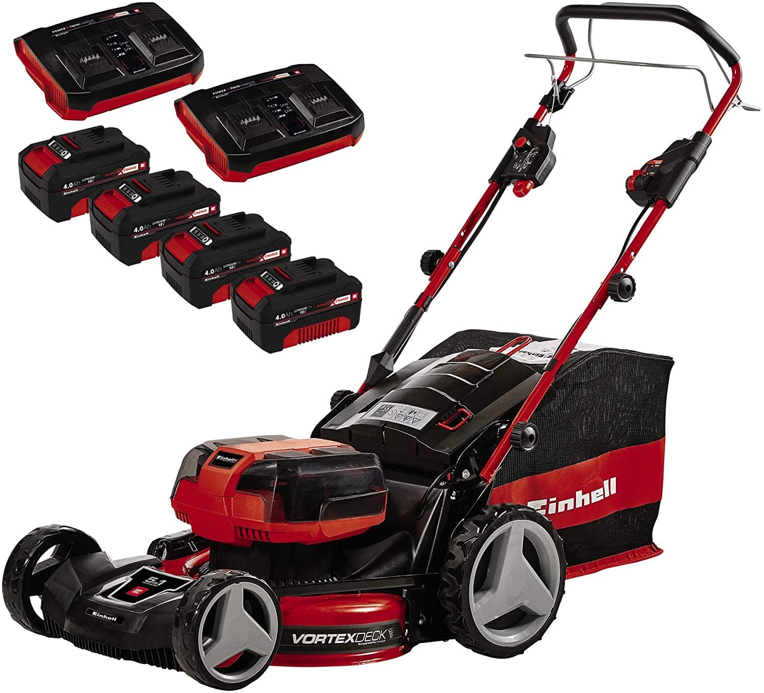 Einhell GE-CM 36/47 S HW Li Akumulatorska samohodna kosilica, 4x4.0Ah