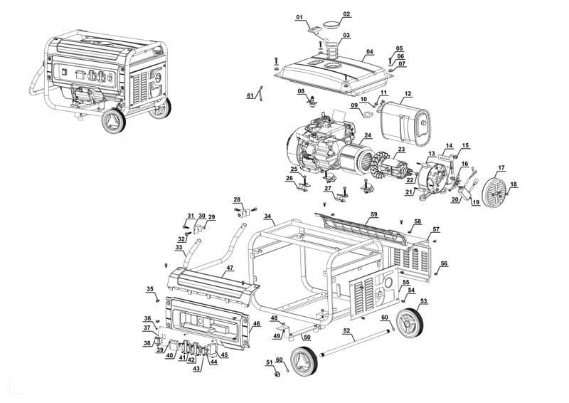 Einhell TC-PG 35/E5 Agregat za struju - slika 2