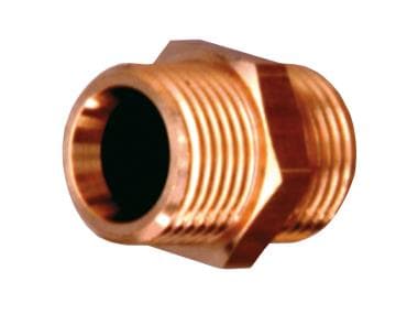 Dvostrana mesingana spojnica Profiair 42384-5, 1/4" AGx1/4" AG SB