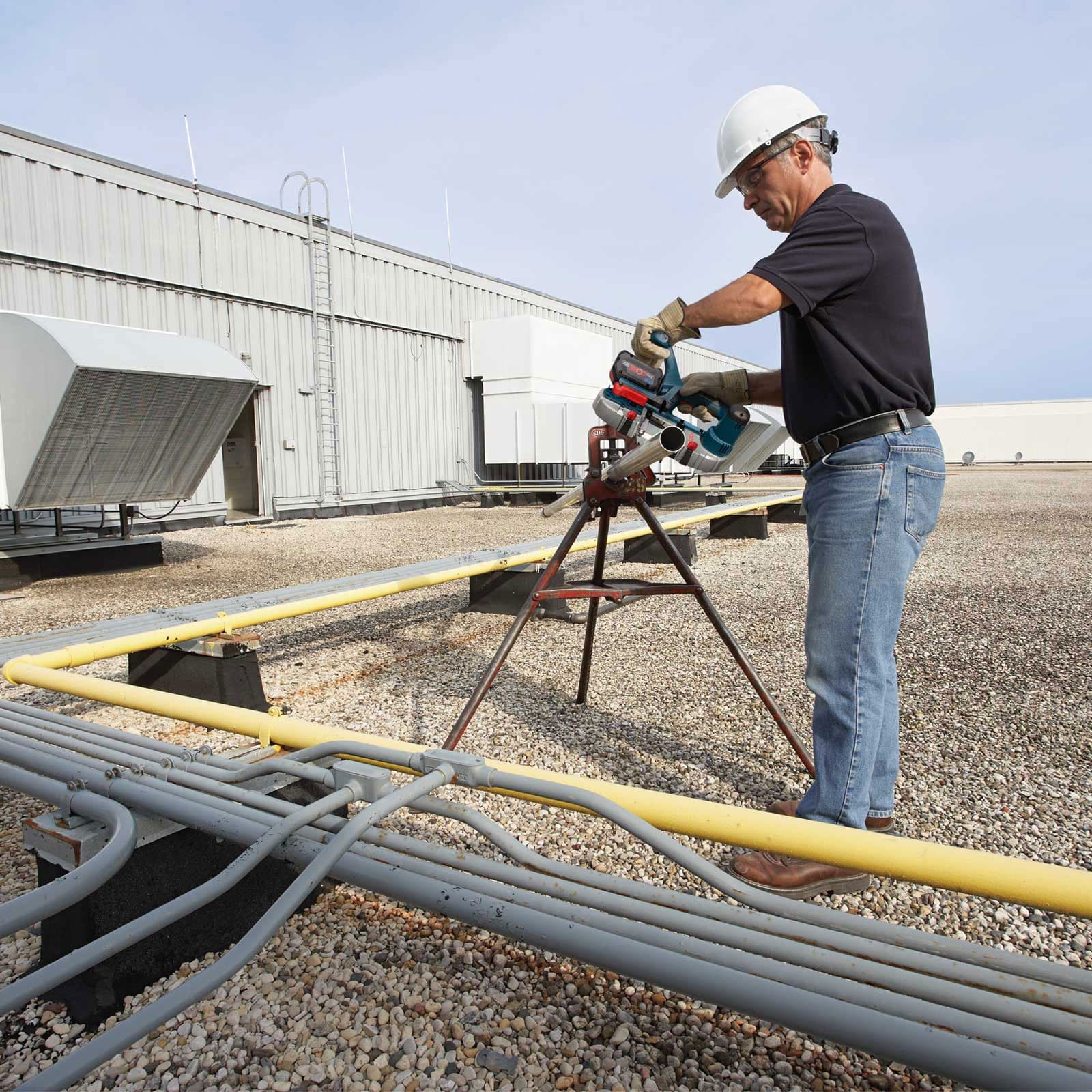 Bosch GCB 18V-63 Akumulatorska tračna testera, Solo - slika 8