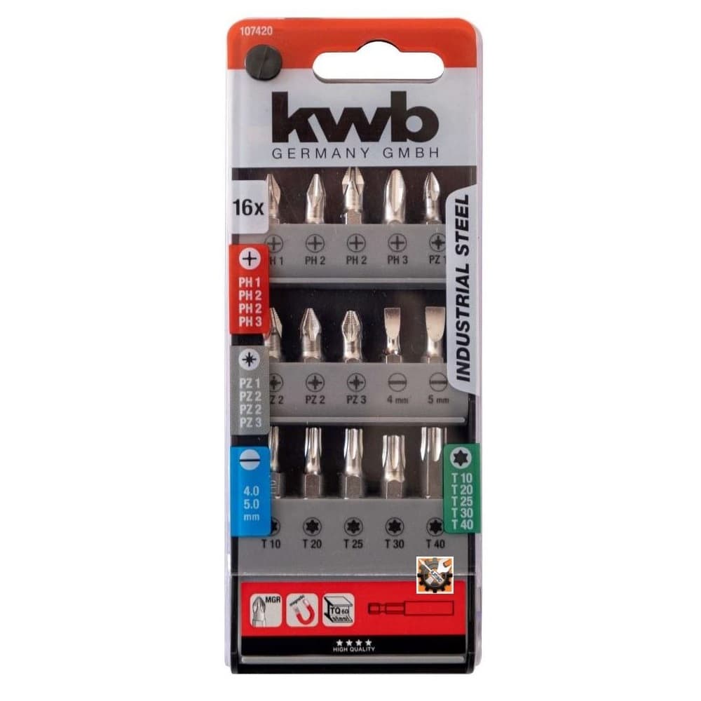 KWB 49107400 Set nastavaka za odvijač, 16 delova - slika 2