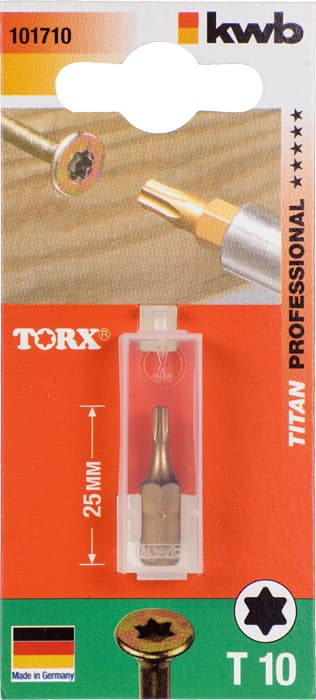 KWB 49101710 TITAN nastavak za odvijač TORX T10, SB