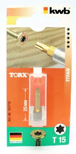 KWB 49101715 TITAN nastavak za odvijač TORX T15, SB