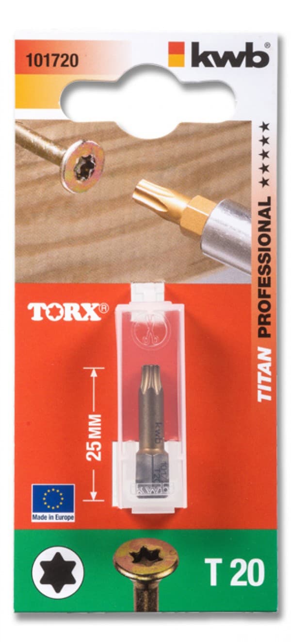 KWB 49101720 TITAN nastavak za odvijač TORX T20, SB