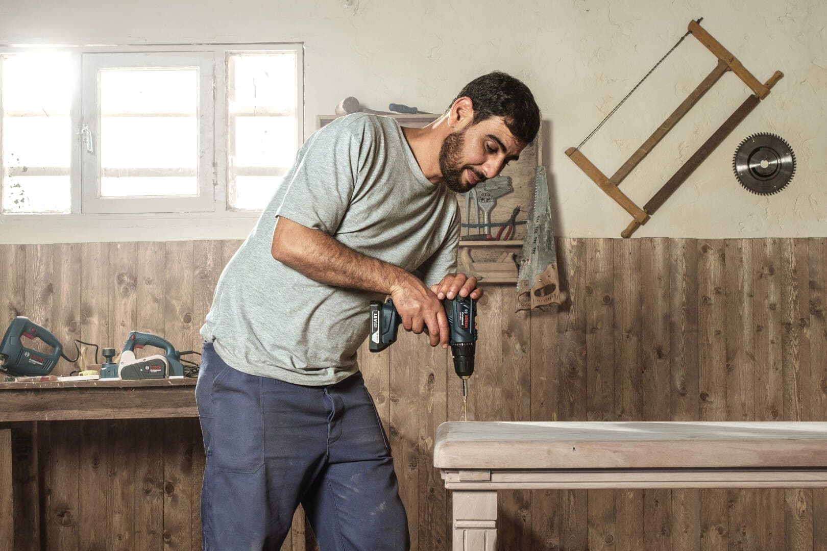 Bosch GBH 180-LI + GSR 180-LI Set akumulatorskih alata, 18v, 2x4.0Ah - slika 10