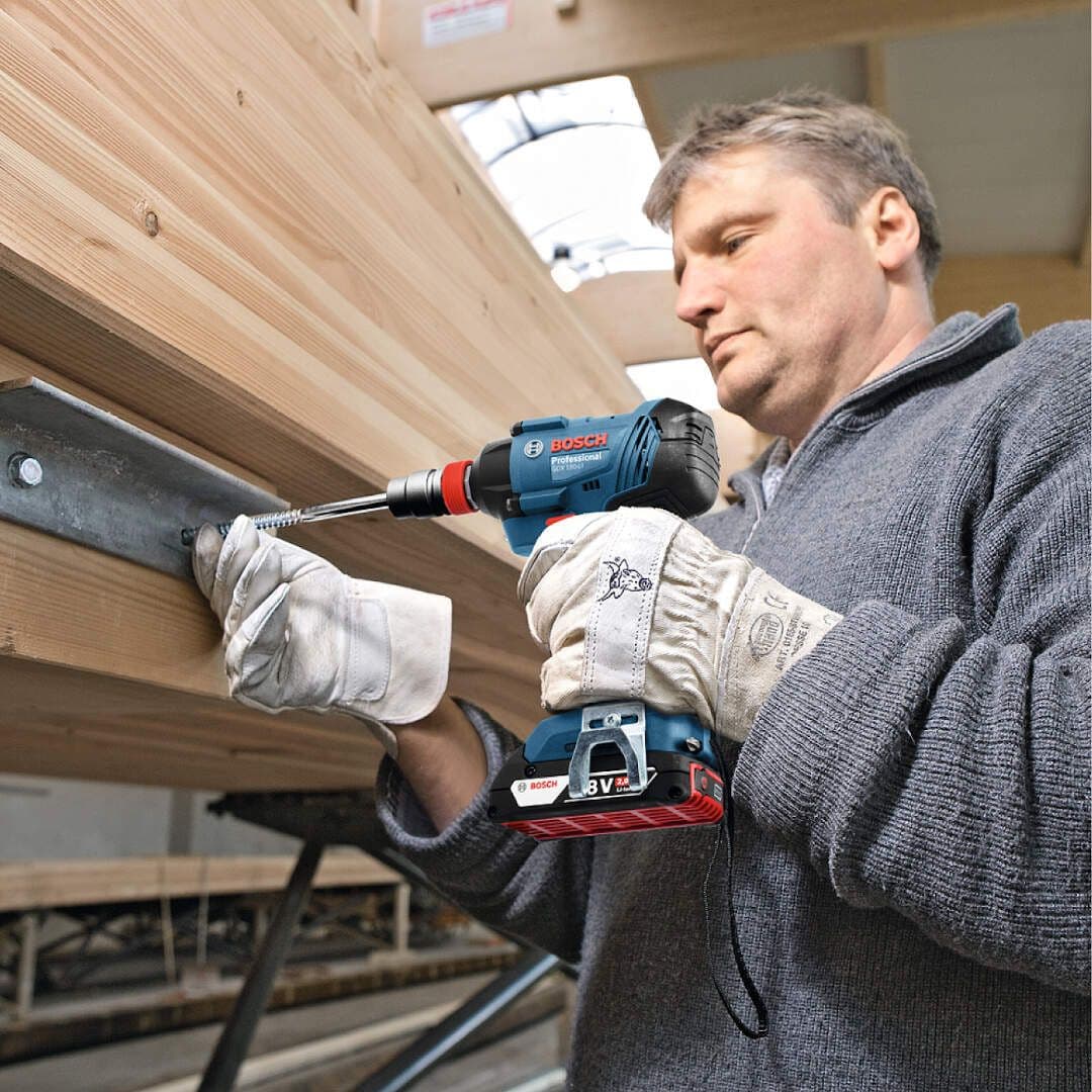 Bosch GBH 180-LI + GSR 180-LI Set akumulatorskih alata, 18v, 2x4.0Ah - slika 9