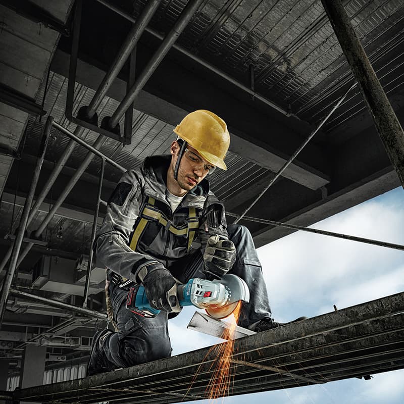 Set akumulatorskih alata Bosch GBH 180-LI + GSR 18V-50 + GWS 180-LI, 2x5.0Ah - slika 3