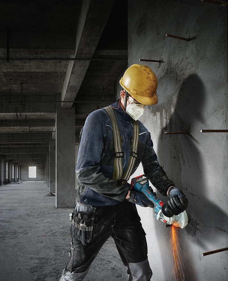 Set akumulatorskih alata Bosch GBH 180-LI + GSR 18V-50 + GWS 180-LI, 2x5.0Ah - slika 5