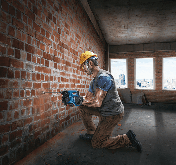 Set akumulatorskih alata Bosch GBH 180-LI + GSR 18V-50 + GWS 180-LI, 2x5.0Ah - slika 2