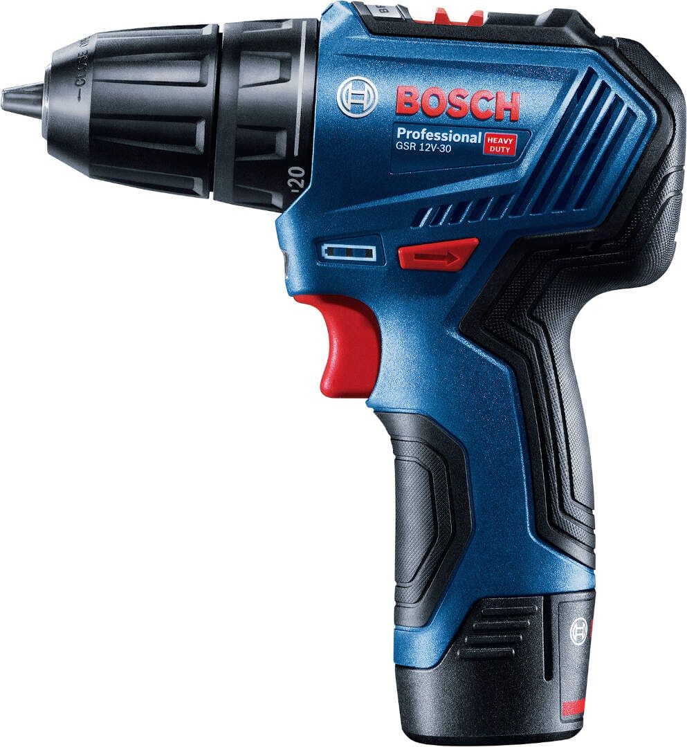 Bosch GSR 12V-30 akumulatorska bušilica-odvrtač, 2x2.0Ah, 12V, 06019G9001 - slika 12