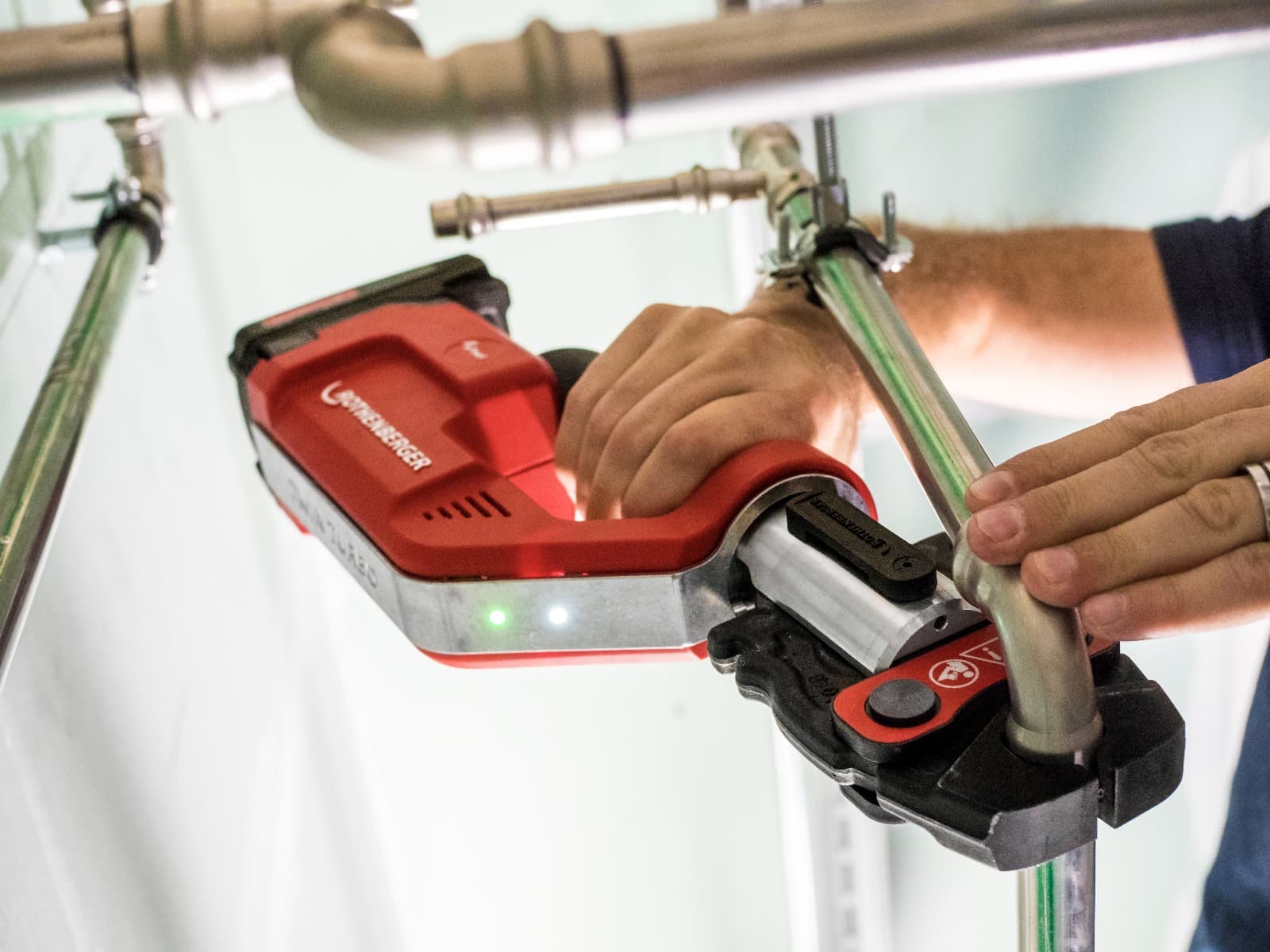 Set Rothenberger 1000002289 ROMAX Compact TT press uređaj + U16-20-25 + aku. udarna bušilica RO DD60, 18V, 2.0Ah - slika 3