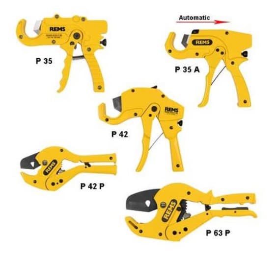 Makaze za sečenje plastičnih cevi REMS ROS P 35 A - slika 3