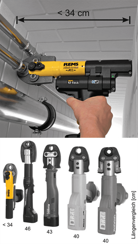 Akumulatorska radijalna presa REMS Mini-Press ACC Basic-Pack - slika 3