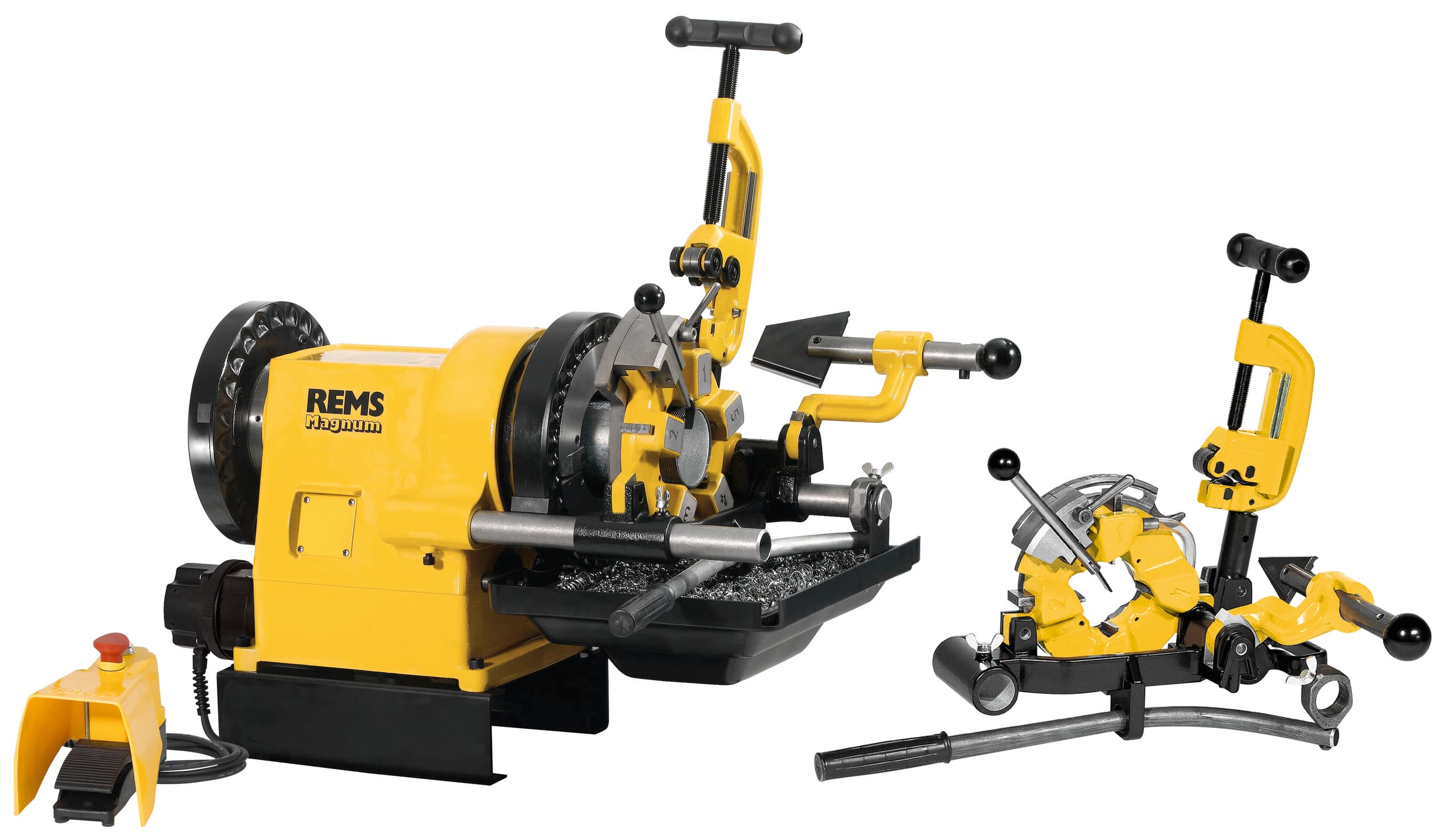 Mašina za narezivanje unutrašnjih navoja u cevima REMS Magnum 3000 L-T, 16-63mm - slika 2
