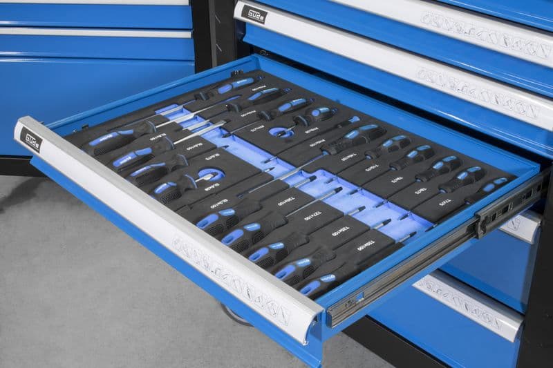 Opremljena kolica za alat Gude PREMIUM PLUS GWSPP 07 226 TLG, 7 fioka - slika 7