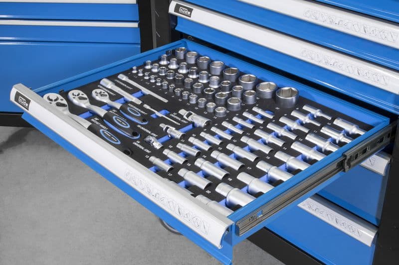 Opremljena kolica za alat Gude PREMIUM PLUS GWSPP 07 226 TLG, 7 fioka - slika 8