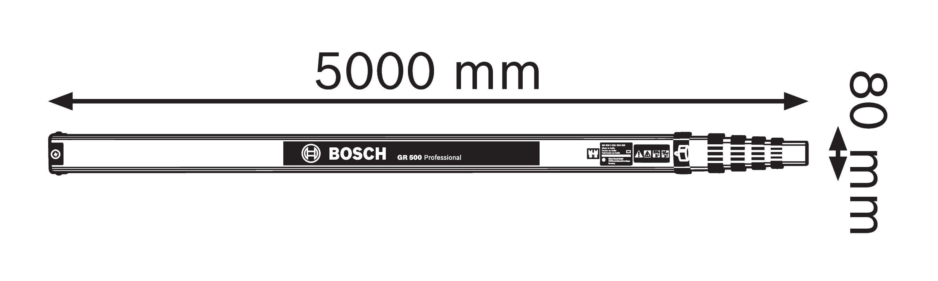 Bosch GR 500 Merna letva - slika 4