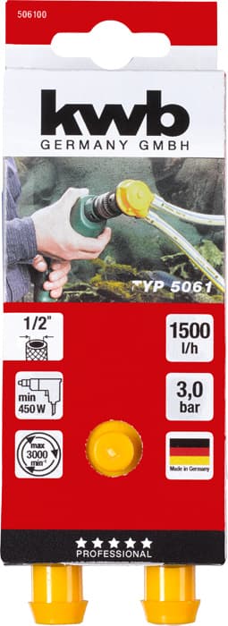  KWB 49506100 MINI Pumpa za pretakanje P 61, za bušilice sa vratom 43mm, 1/2" - slika 2