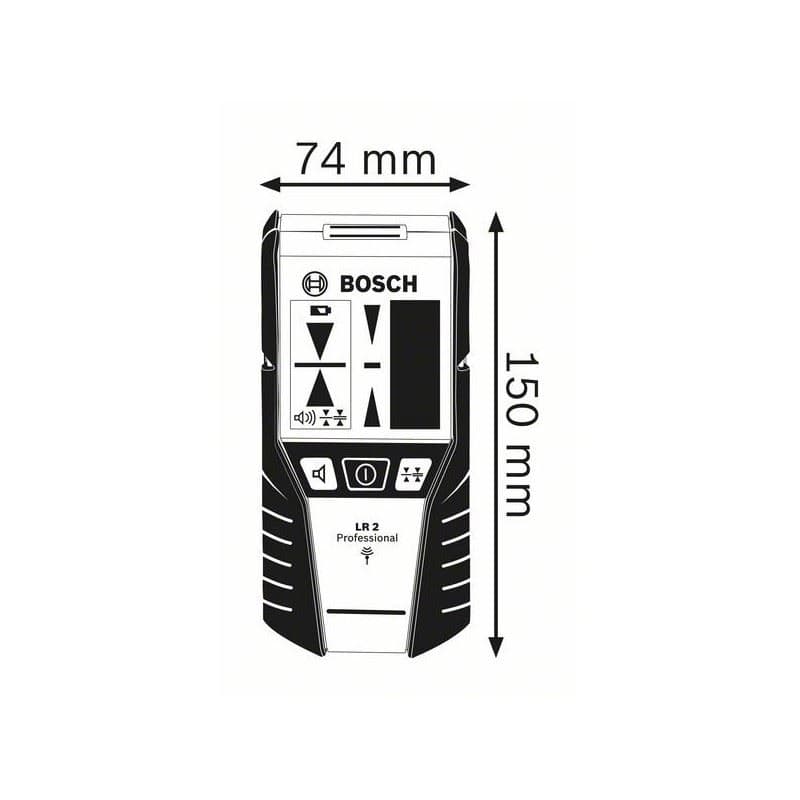 Bosch LR 2 Laserski prijemnik velike snage - slika 3