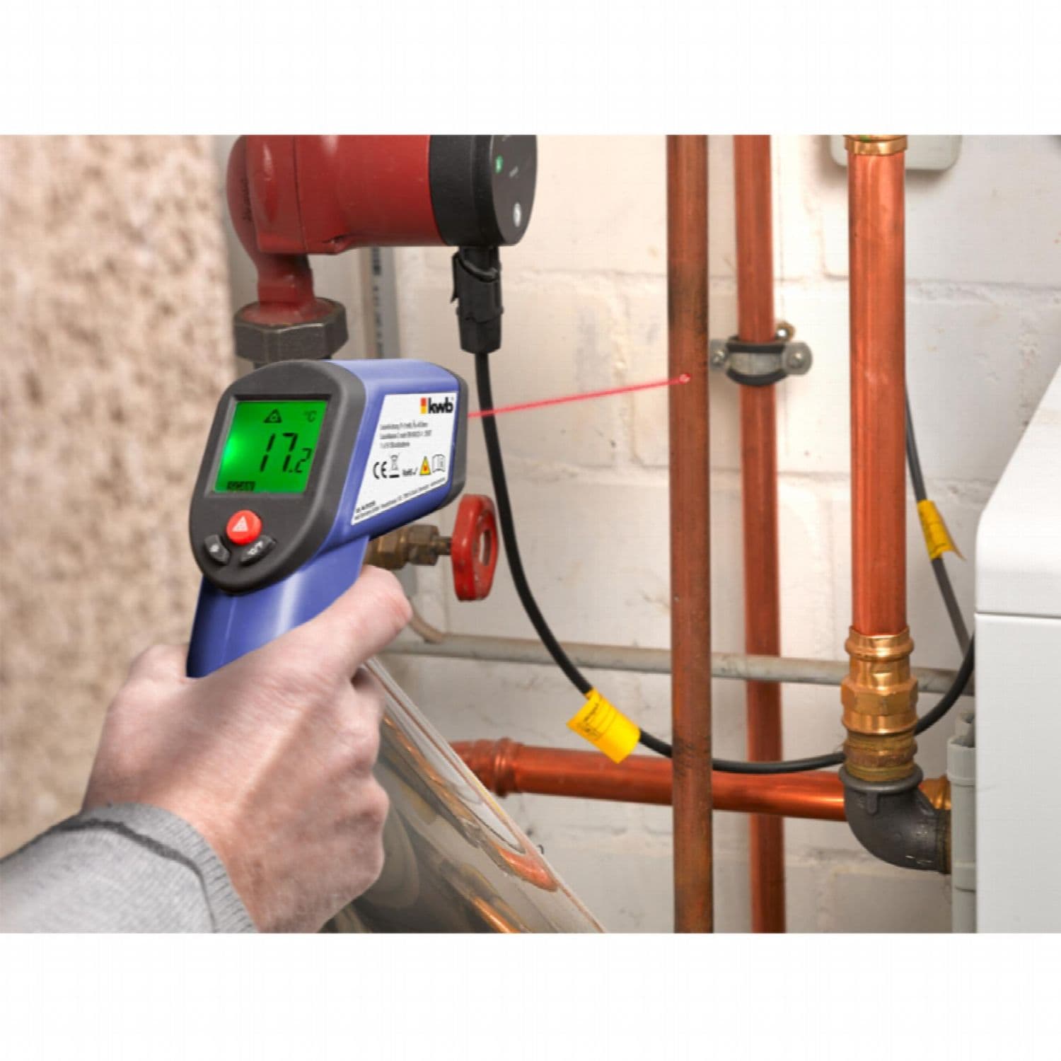  KWB 49012310 Infracrveni termometar sa LCD | beskontaktni, -20oC do +330oC - slika 2