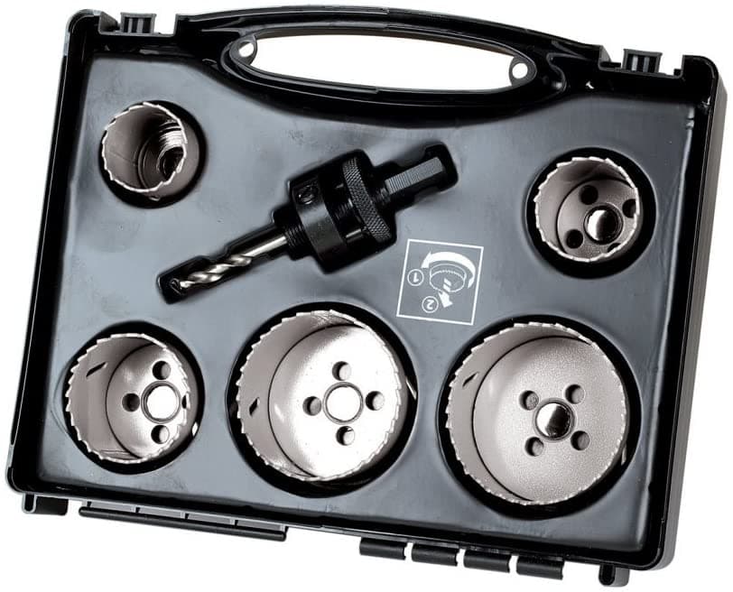 Wolfcraft 3764000 Set krunastih testera BiM u koferu sa adapterom, fi 35, 40, 51, 65, 68 - slika 4