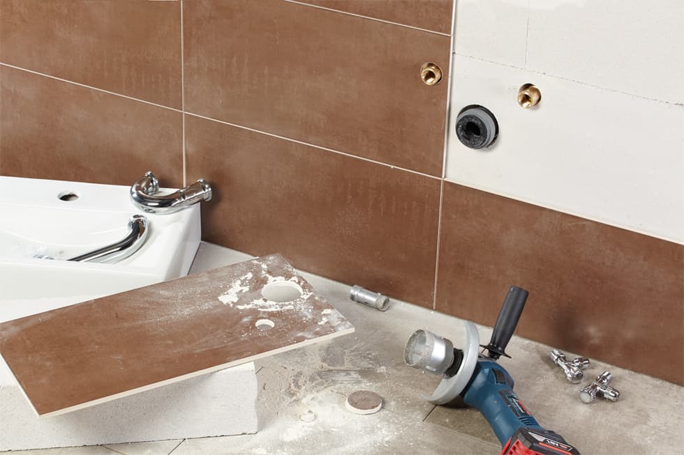  KWB 49499945 dijamantska kruna za keramiku 45 mm, M14 - slika 3