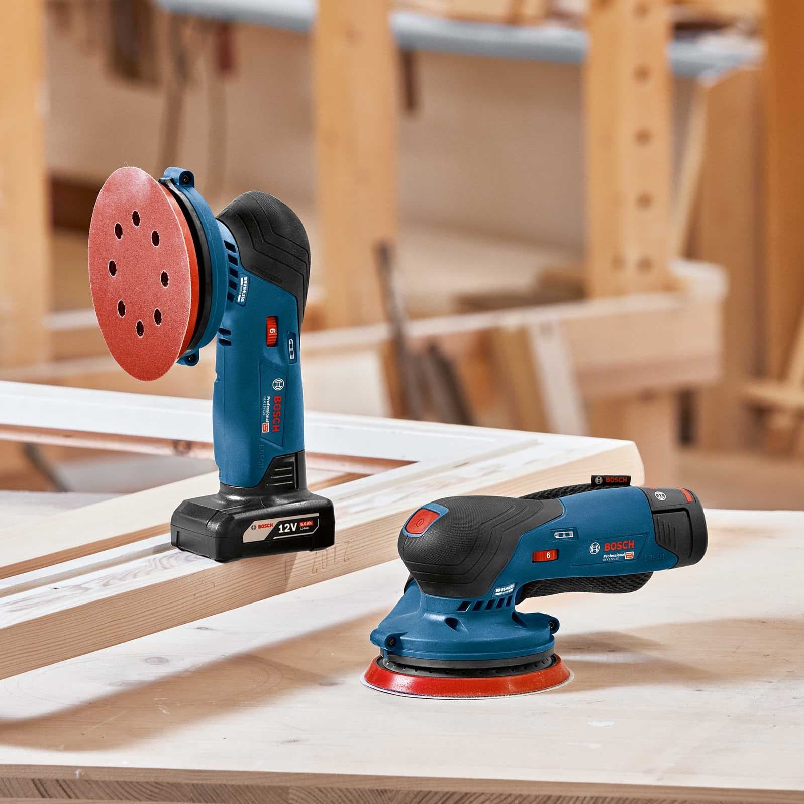 Bosch GEX 12V-125 Solo Akumulatorska ekscentar brusilica - slika 5