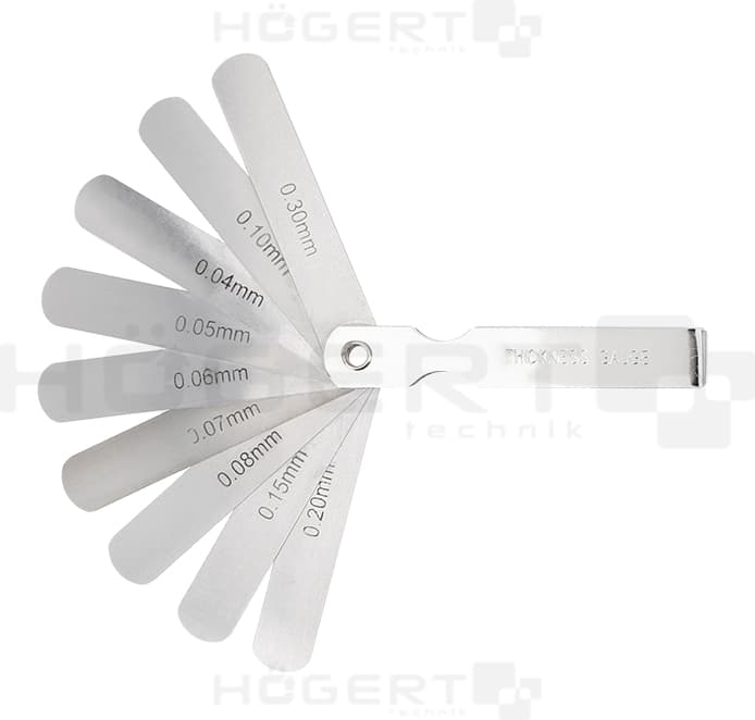 Hogert merni listići 0.04-0.3mm 9kom HT8G330