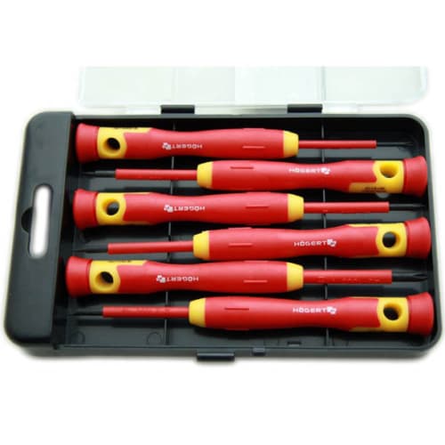 Hogert 6-delni set preciznih odvijača VDE HT1S986 - slika 2