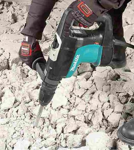 Čekić-bušilica SDS-Max i ugaona brusilica Makita HR4003C + GA5030 - slika 2