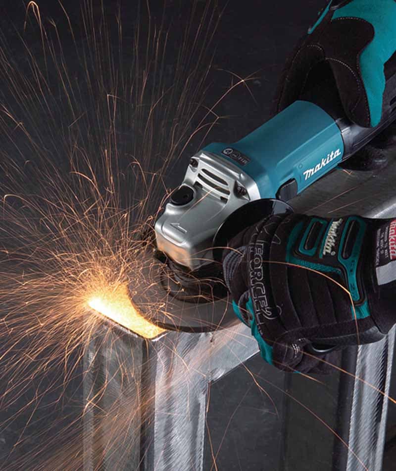 Čekić-bušilica SDS-Max i ugaona brusilica Makita HR4003C + GA5030 - slika 3