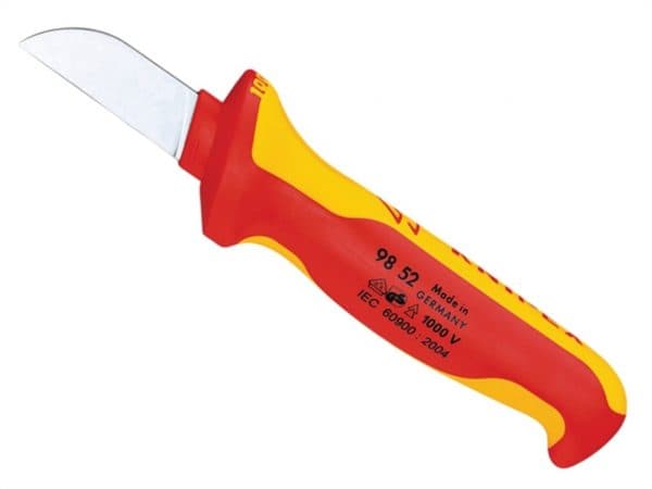 Knipex nož za električare 1000V VDE ravni 190mm 98 52 - slika 2