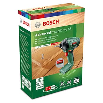 Akumulatorski udarni odvrtač Bosch AdvancedImpactDriver 18V, solo, 0603980303 - slika 3