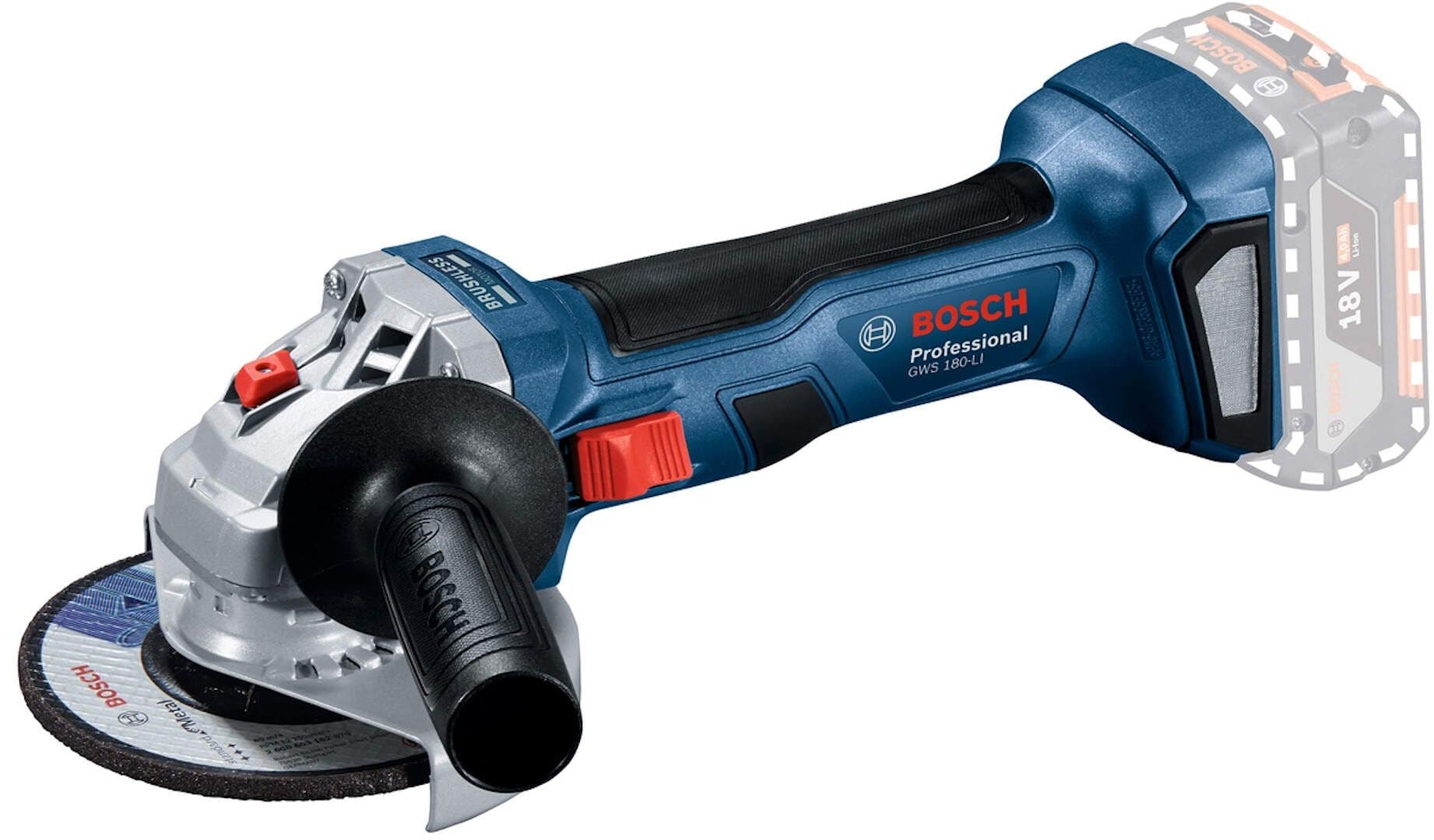 Bosch Set akumulatorskog alata GWS-180 Li + GSB 180-LI 18V, 1 x 4,0 Ah, 1 x 2,0 Ah + XL L-Boxx, 0615990M36 - slika 2