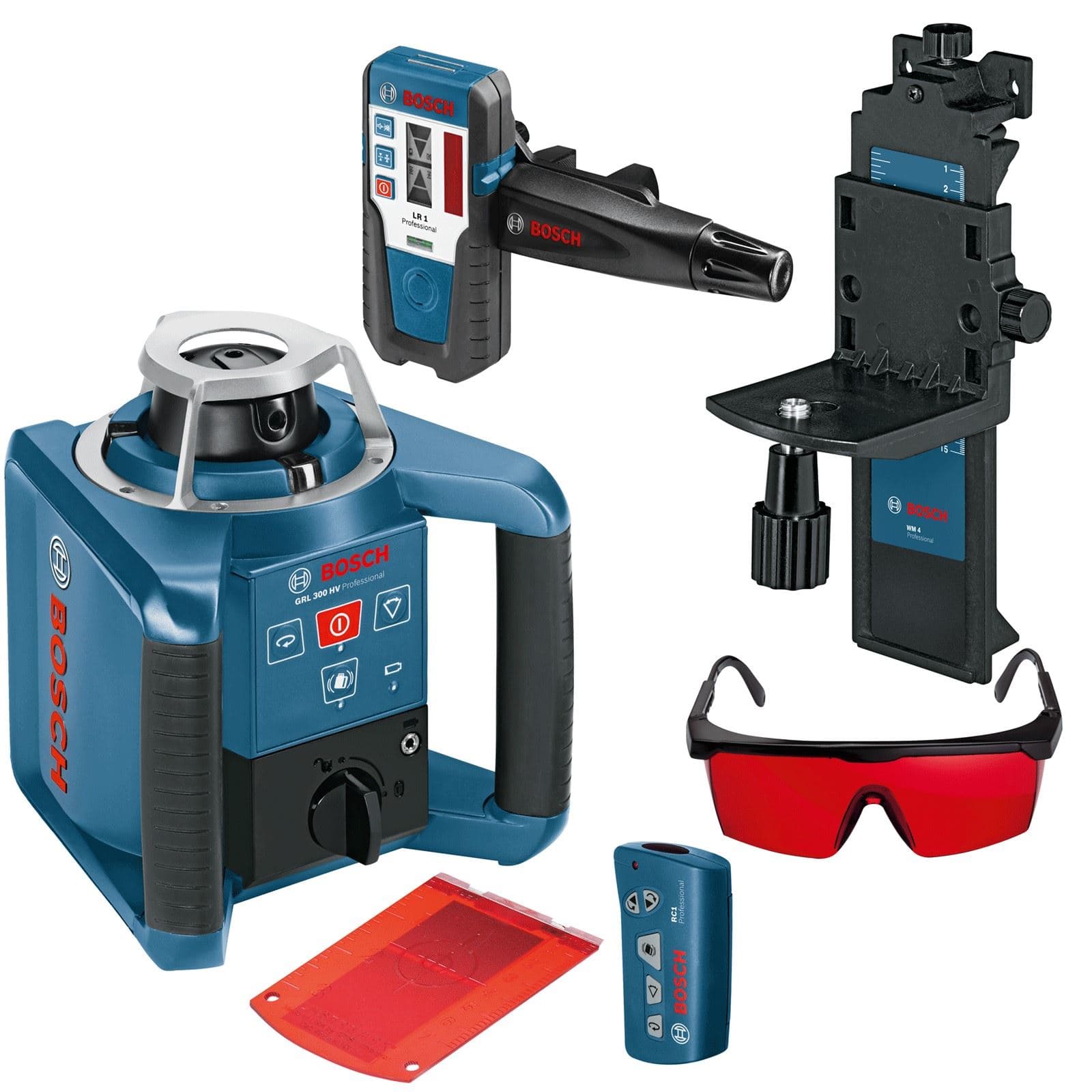 Bosch GRL 300 HV + BT 300 HD + GR 240 Rotacioni laser + stativ + merna letva + prijemnik - slika 15
