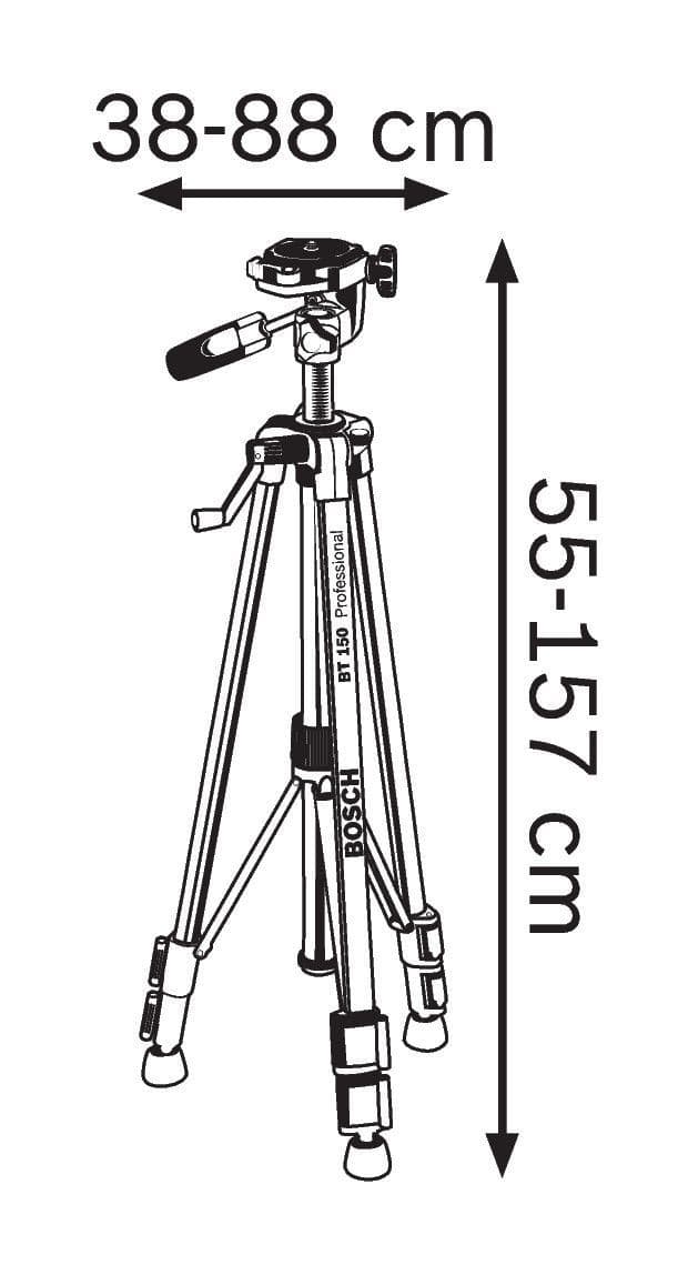Bosch BT 150 Građevinski stativ - slika 6