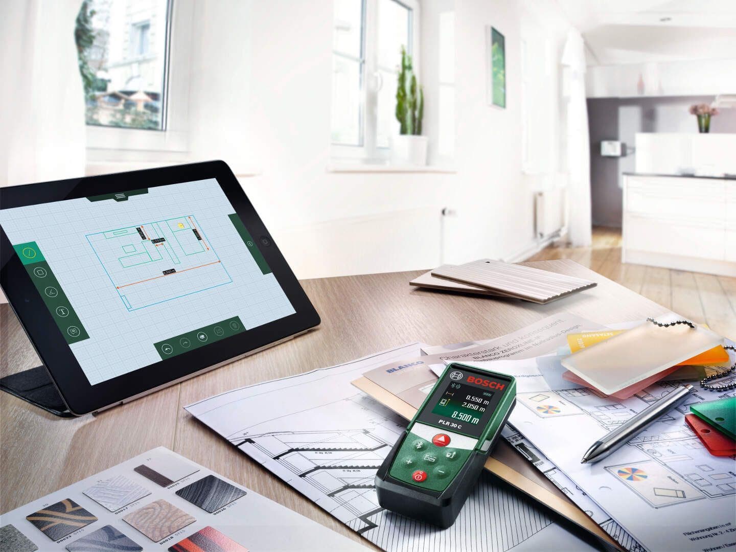 Bosch PLR 30 C laserski daljinomer, sa Bluetooth-om, 30m - slika 10