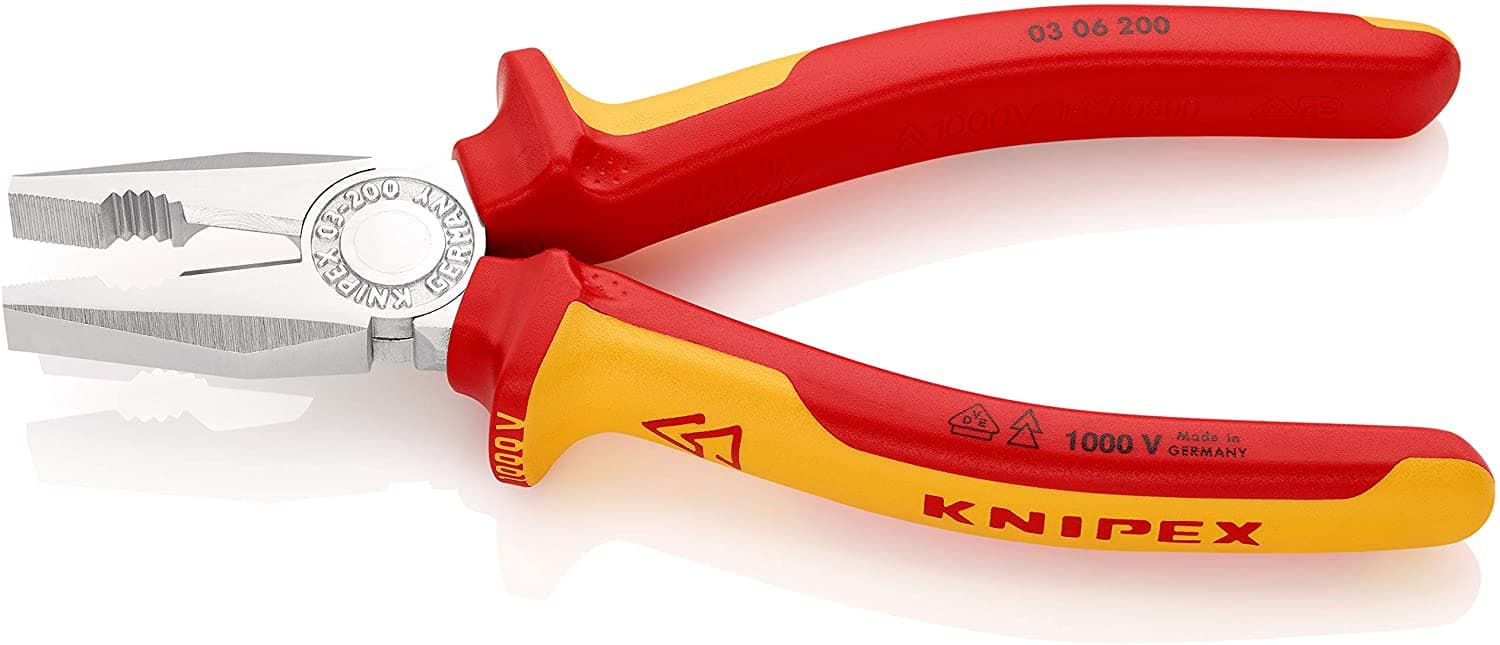 Knipex klešta kombinovana izolovana 1000V VDE 200mm 03 06 200 - slika 2
