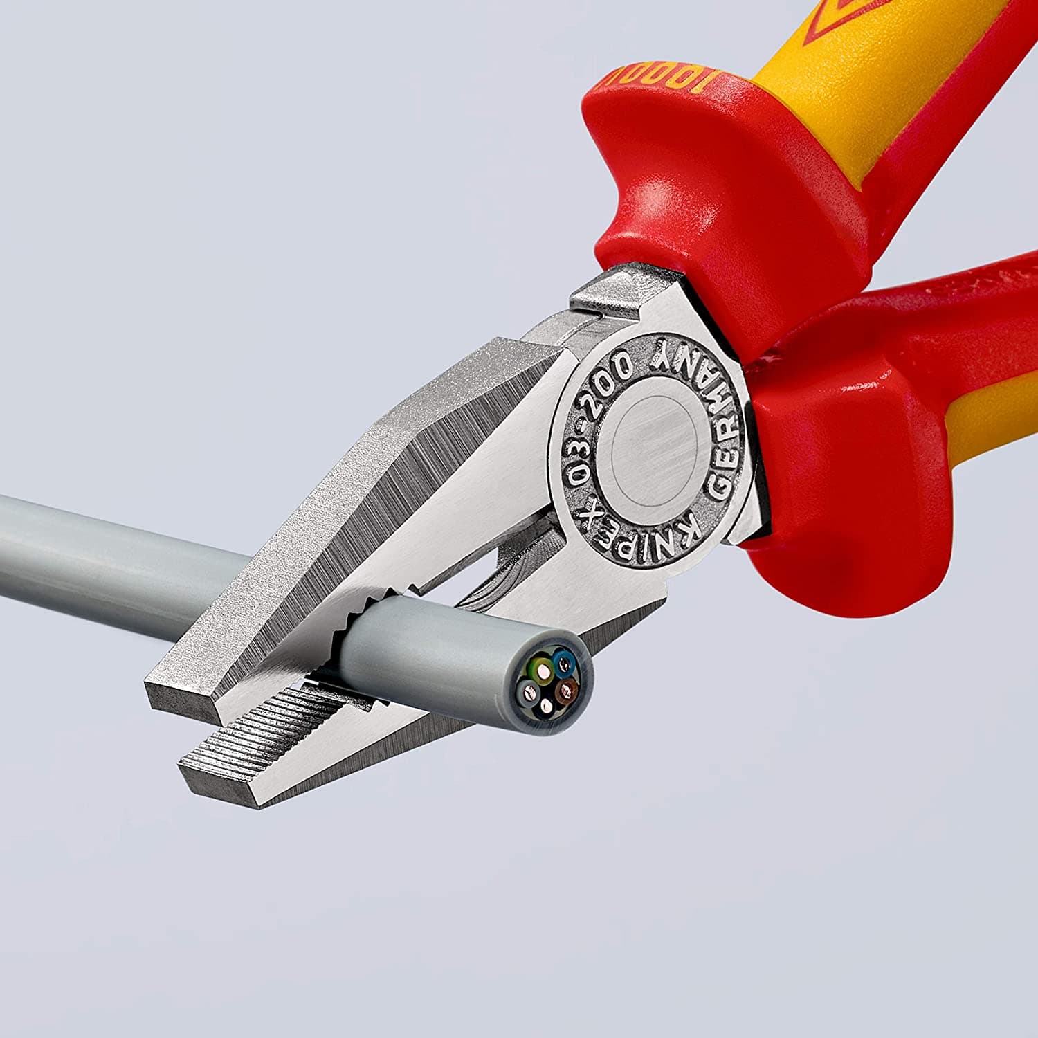 Knipex klešta kombinovana izolovana 1000V VDE 200mm 03 06 200 - slika 10