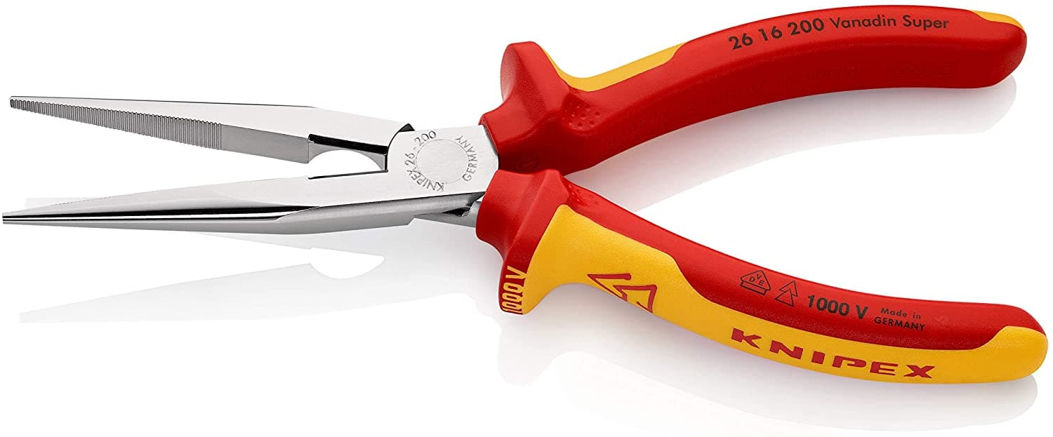 Knipex 26 16 200 Špicasta klešta sa sa bočnim sečenjem izolovana, VDE, hromirane 200 mm - slika 3