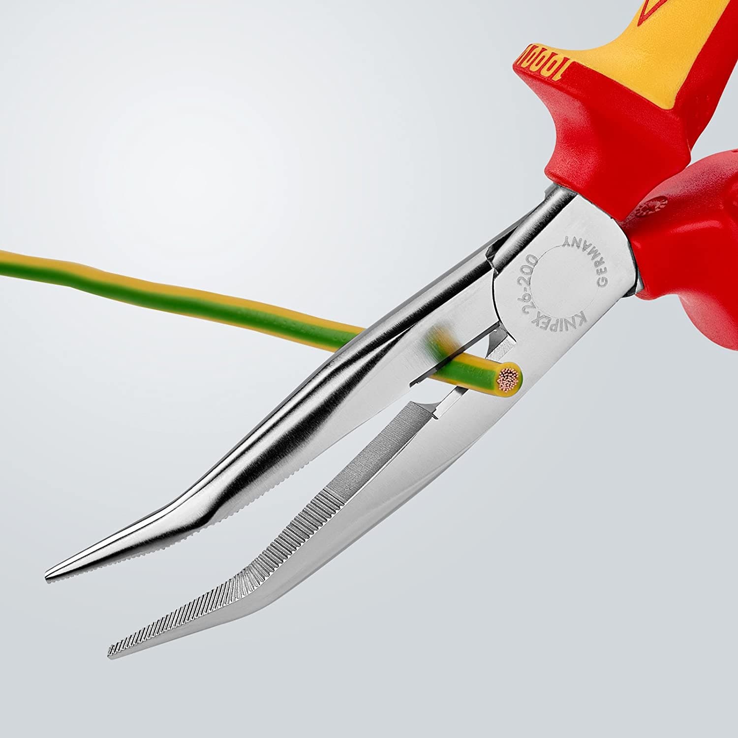 Knipex 26 26 200 Špicasta klešta sa sa bočnim sečenjem izolovane, VDE, hromirane 200 mm - slika 4