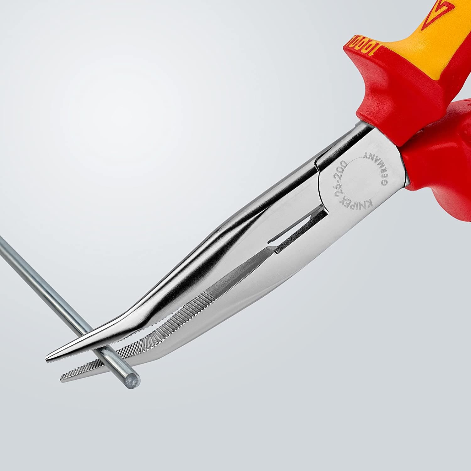 Knipex 26 26 200 Špicasta klešta sa sa bočnim sečenjem izolovane, VDE, hromirane 200 mm - slika 3