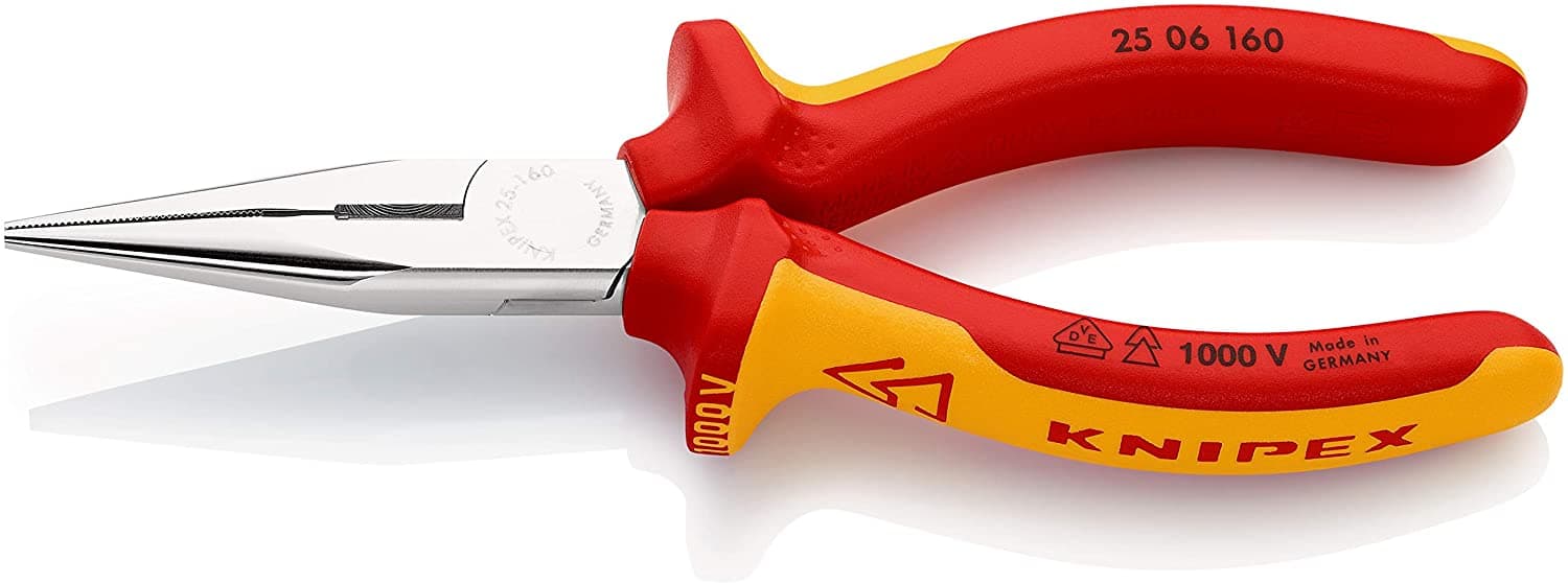 Knipex klešta špic prava sa bočnim sečenjem 1000V VDE 160mm 25 06 160 - slika 2
